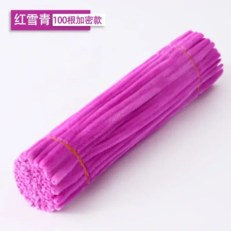 100/50Pcs Chenille Stems Bulk 22 Colors Chenille Pipe Cleaner Stems Kids Art and Crafts Projects and Decorations(6 mm x 12 inch) - Image 27