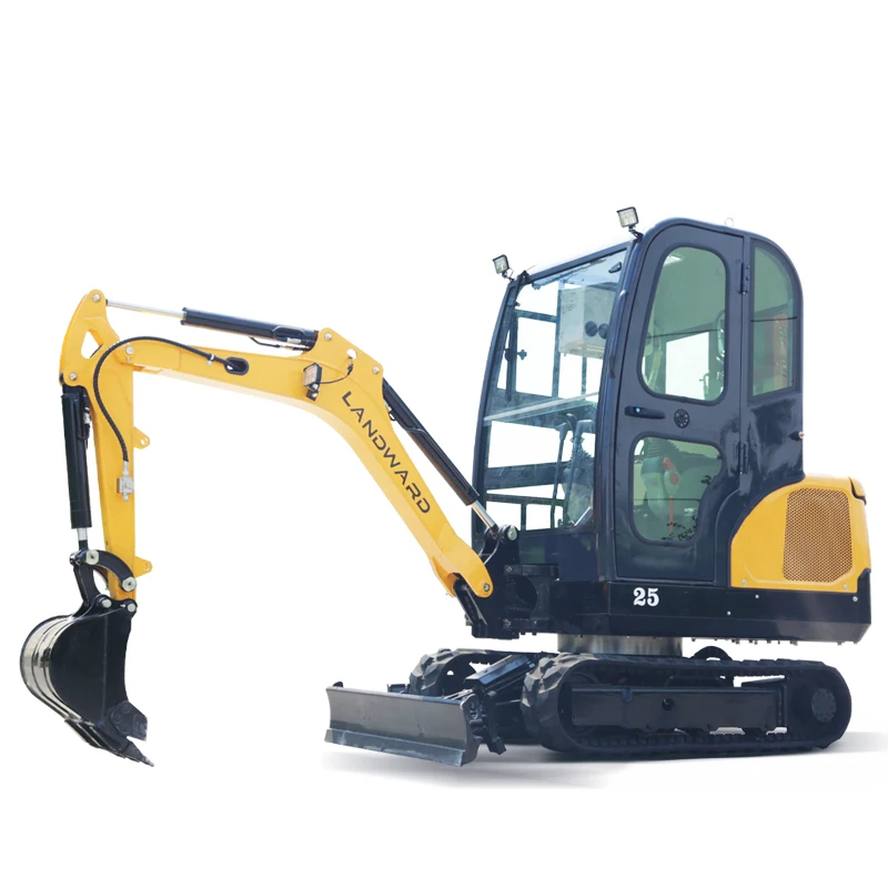 Agricultural Machinery Multifunctional Excavator Crawler 3 Ton Mini Excavator Crusher Mini Bagger Loose Soil For Sale