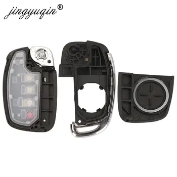 Keyforkess Shell chiave a distanza per auto a vibrazione orizzontale per Hyundai Solaris Creta Ix25 Kona Tucson Sonata I40 Elantra Ix35 I20 Ix45 2019 - Jingyuqin Shell chiave a distanza per auto a vibrazione orizzontale per Hyundai Solaris Creta Ix25
