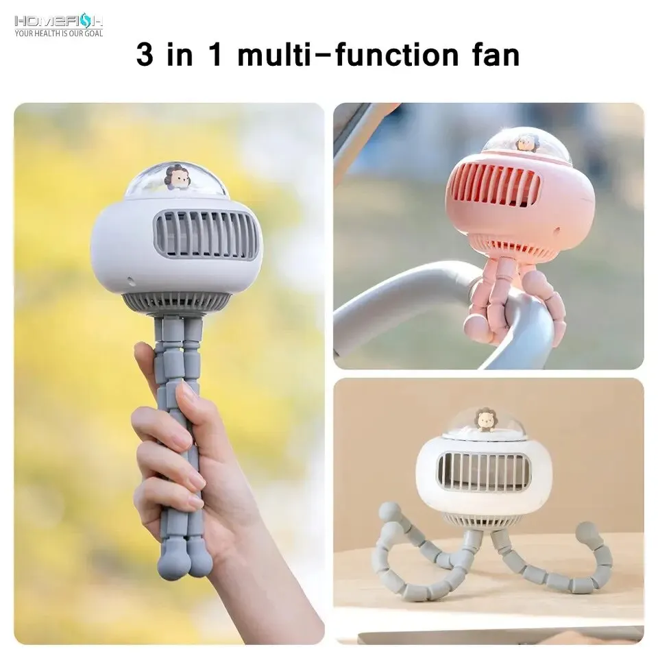 HOMEFISH F37 UFO Portable Safe Stroller Fan