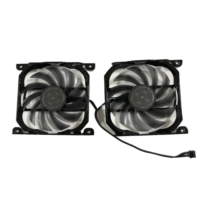 2pcs/set Innovision Gtx1080ti/1080 X2 Gpu Vga Card Cooler Fan For Inno3d  Geforce Gtx 1080 Gtx1080 Ti-x2 Graphics As Replacement - Fans & Cooling -  AliExpress