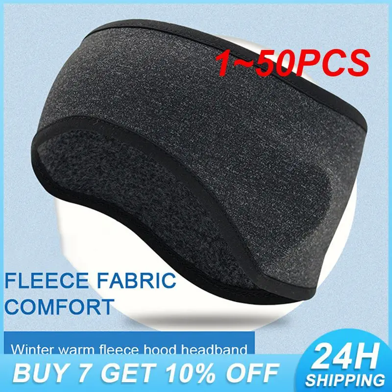 

1~50PCS Headscarf Fashionable 6 Colors Fitness Essentials Fleece Head Wrap For Fitness Popular Fleece Headband Head Wrap