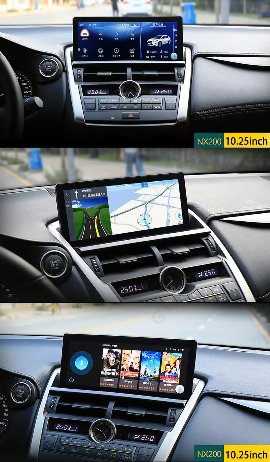 

128GB Stereo Android 12 Car Radio 2Din CarPlay For Lexus NX300 NX200t NX300h NX 2015 2016 2017 Autoradio Multimedia Video Player