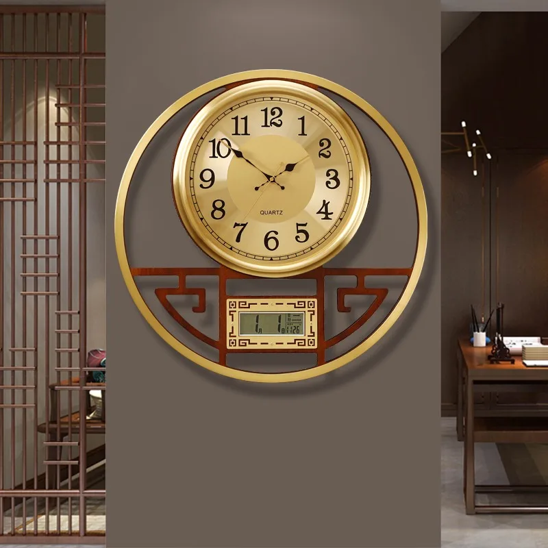 Restaurant Luxury Wall Clock Design Japan European Style Wall Clock Mechanical Simple Duvar Saati Home Decoration Accessories