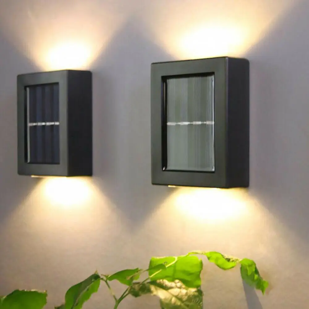 Lâmpada de Parede para Cima e para Baixo Luzes do Ponto para a Cerca Pces Solar Gramado Caminho Quintal Garagem 4 7 Computers & Electronics