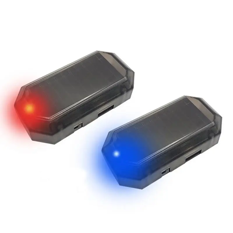 Solar Powered Anti Theft Car Alarm Light System
