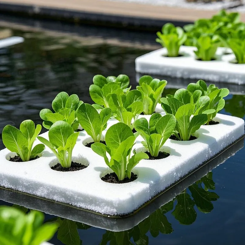 Hydroponic Planting Board 24 Hole Fish Pond Vegetable Planting Floating Plate Balcony Greenhouse Soilless Cultivation Equipment