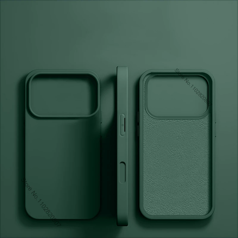 ตัวเลือกสินค้า เคสซิลิโคนนิ่มกันกระแทก iPhone 11-17 Pro Max