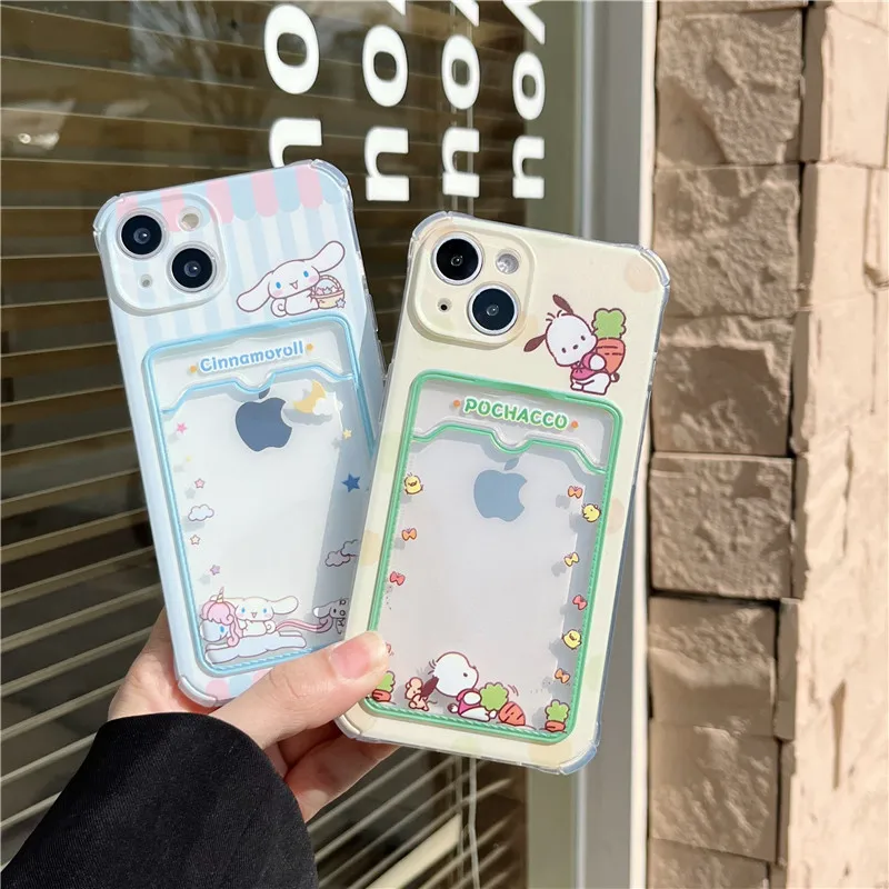☻かんまぼ☻　キャラクターグッズ Lovely Sanrio Cinnamoroll With Bracelet Bracket Phone Case