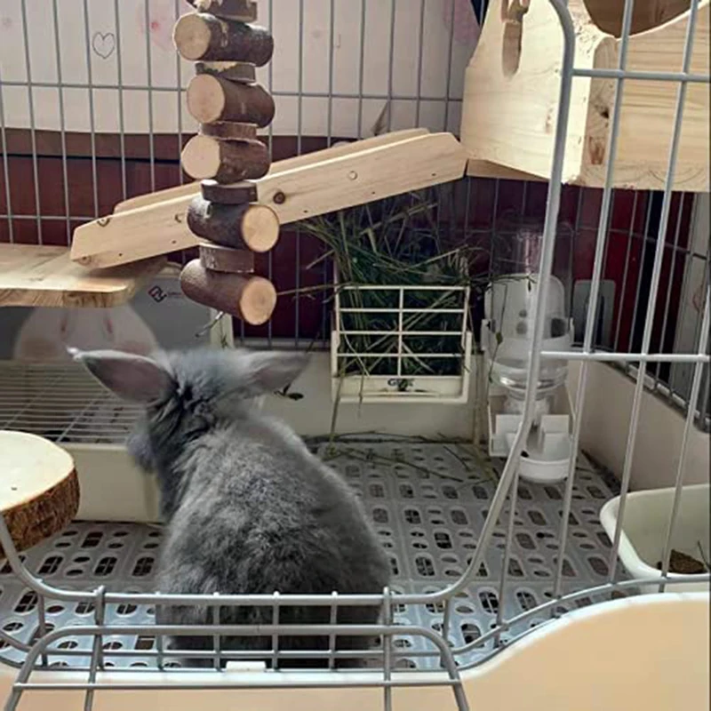 Plastic Grids Pet Foot Mat Rest Hole Leak Water Nest Mats Small Animal Rabbit Guinea Pig Cat Mouse Placemat Cushion Cage Mat