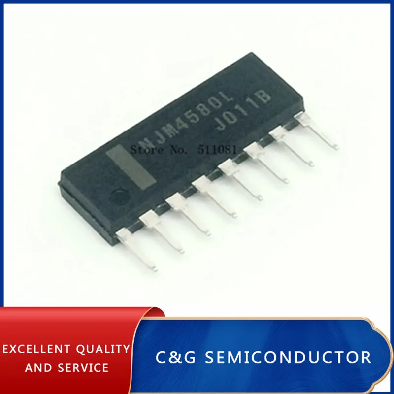 5 шт. усилитель NJM4580L NJM4580 SIP8 4580L | Электронные компоненты и принадлежности