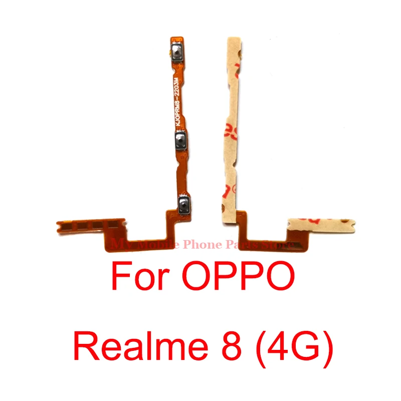 

New Power Volume Flex Cable For Oppo Realme 8 4G Power ON OFF Switch Volume Side Buttons Key Flex Cable Ribbon Replacement Parts