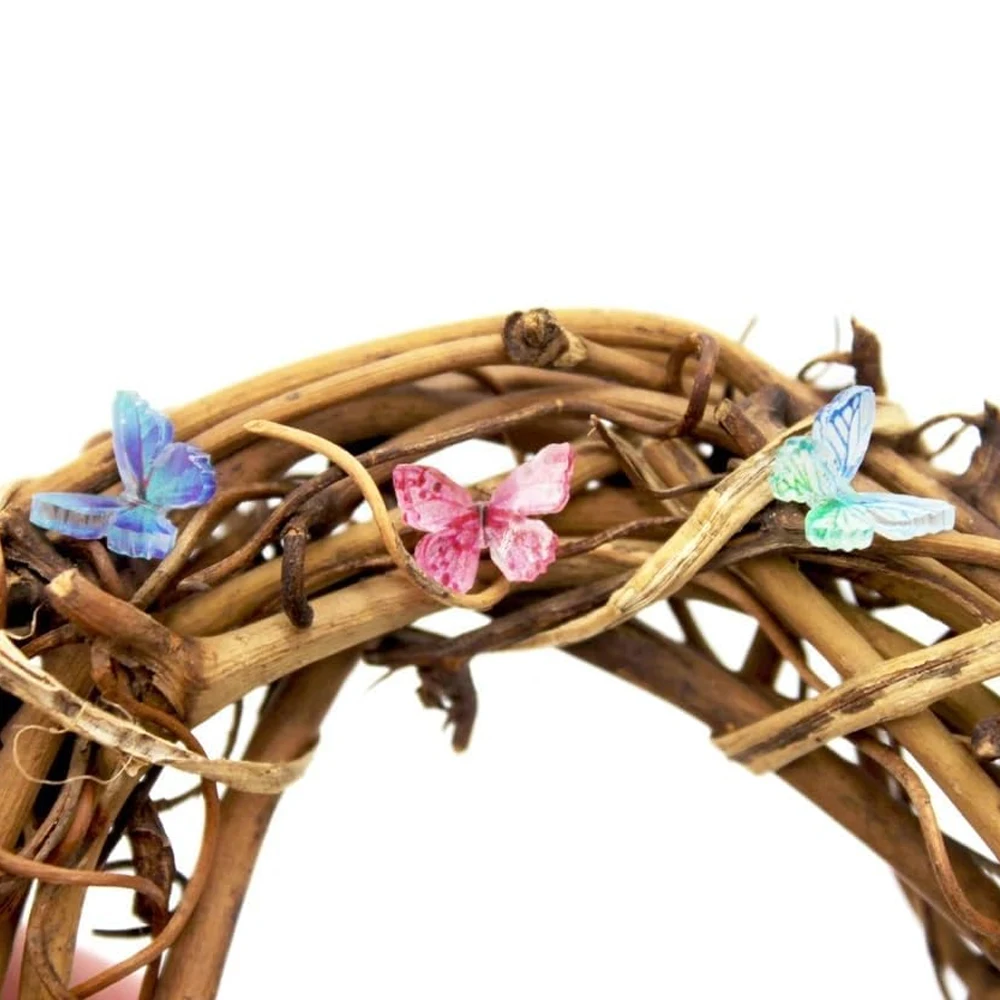 Poupee Papillon Peachcor Lot De 30 Papillons Miniatures En Ru00e9sine Pour Terrarium, Mini Du00e9coration De Jardin Paysager Figurine Fee