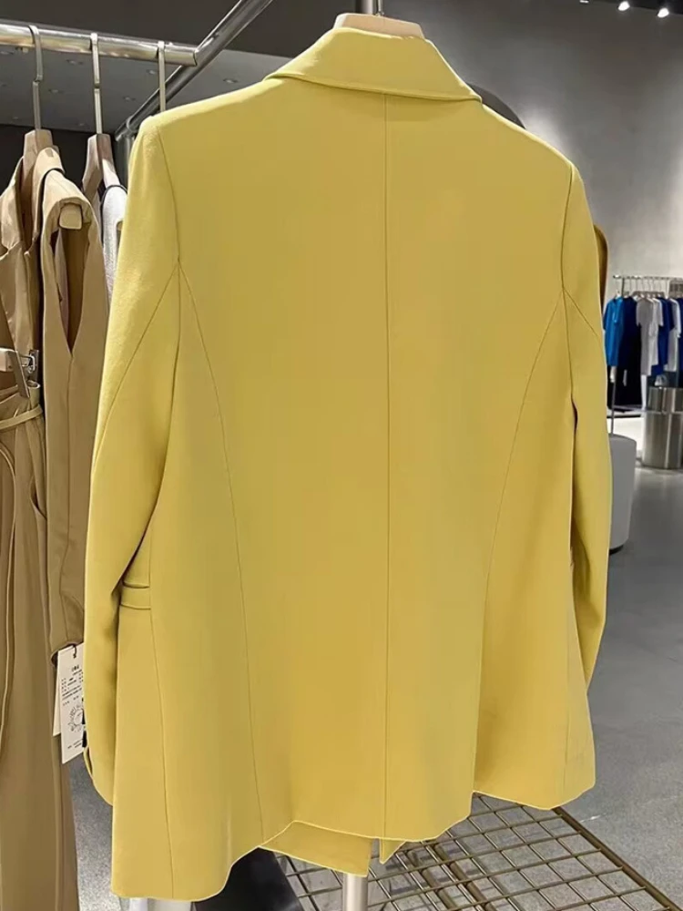 Chic Office Lady Blazer Women's Coats Spring Autumn Female Tops Street Trend Ladies Outerwear Blazers for Women Jacket Clothing