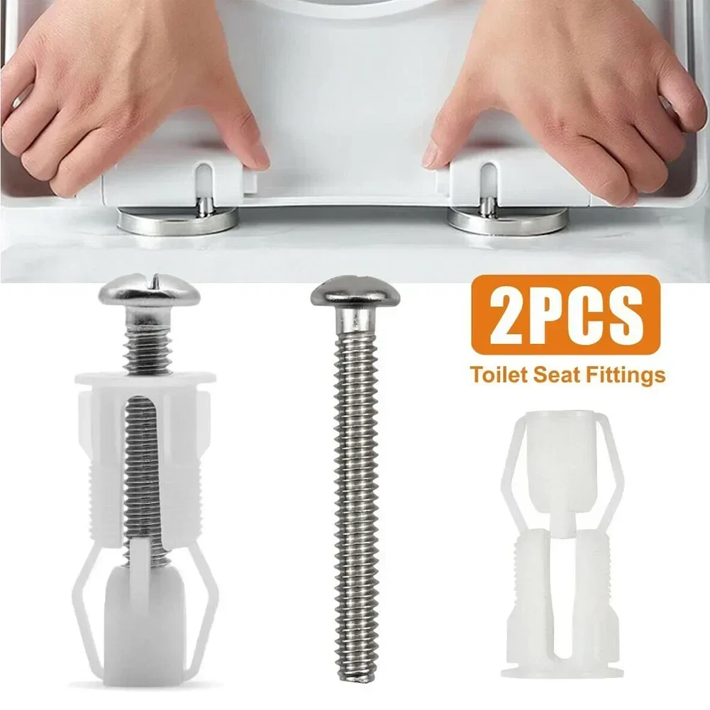 Toilet Seat Screws Nut Cover Lid Top Fixing Blind Hole Fitting Kits 4/2pcs Replacement Bathroom Accessories toilet seat accessories