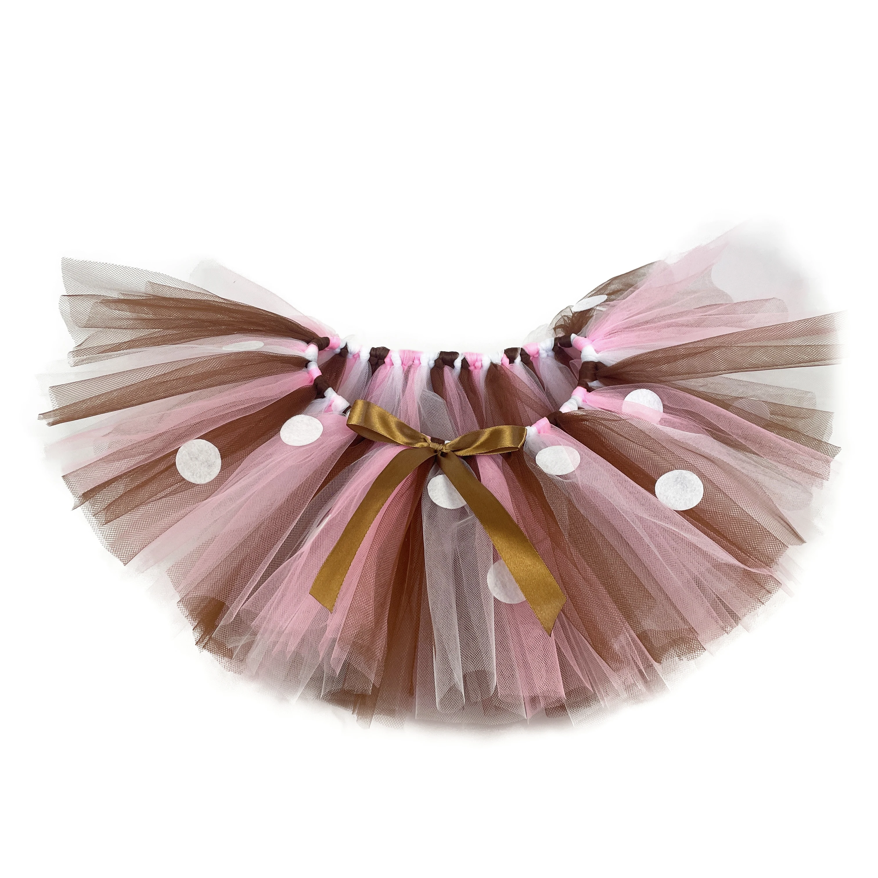 Girls Christmas Deer Tutu Skirt Outfit 3