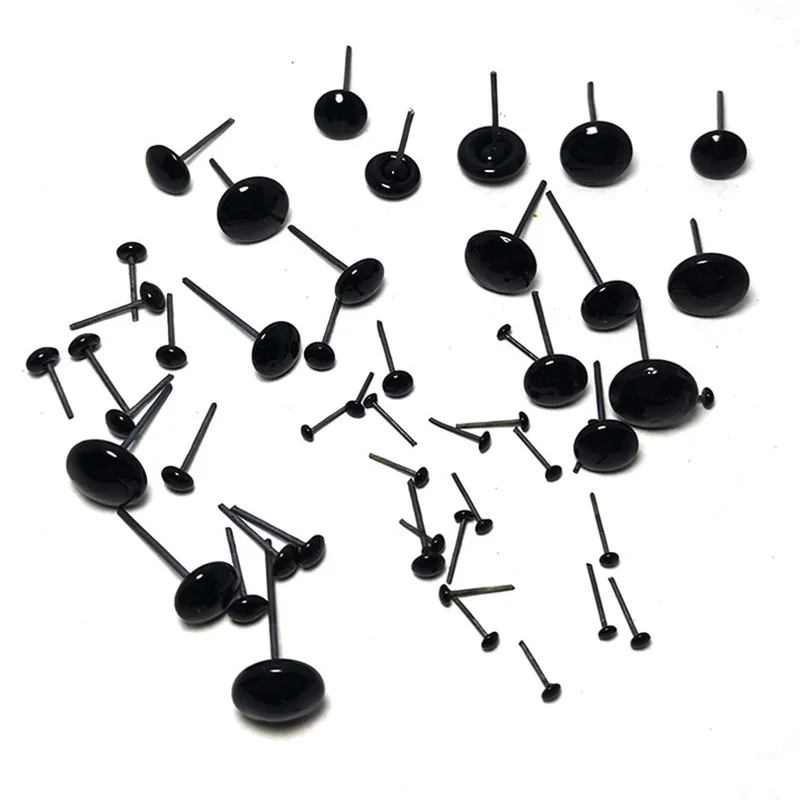 100Pcs 2m/6m/8m/12m Wool Felt Handmade DIY Needle Insert Glass Simulation Doll Eye Toy Dough Sculpture Food Carv Accessories Toy 2