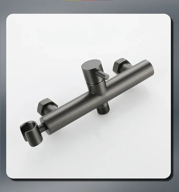 Description Picture 3 of itemToilet Bidets Sprayer Bathroom Accessories Cold And Hot Water Mixer Bidet Faucet Wall Mounted Rose Gold/Grey