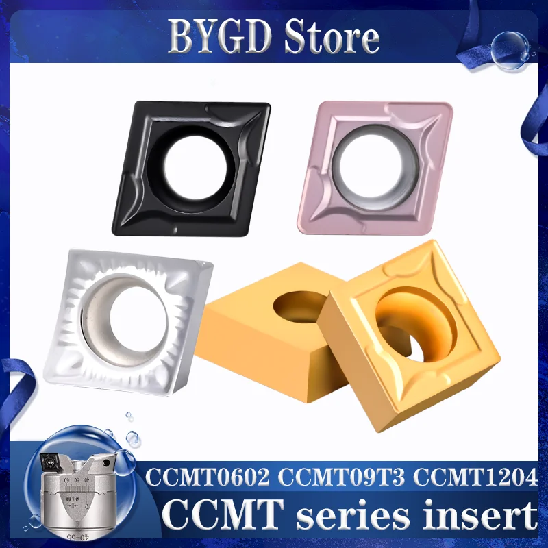 BYGD CCMT0602 Wendeschneidplatte, CCMT09T3 Wendeschneidplatte, CCMT204 Wendeschneidplatte, grob zahnbearbeitete Klinge, speziell für RBH TCT Wendeschneidplatten entwickelt.