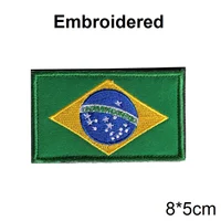 Buy PVC/Embroider Flag Patches UK Spain France Germany US Russia Army Military Tactical Hook Badge Rubber Shoulder Emblem Applique Online - Image 4