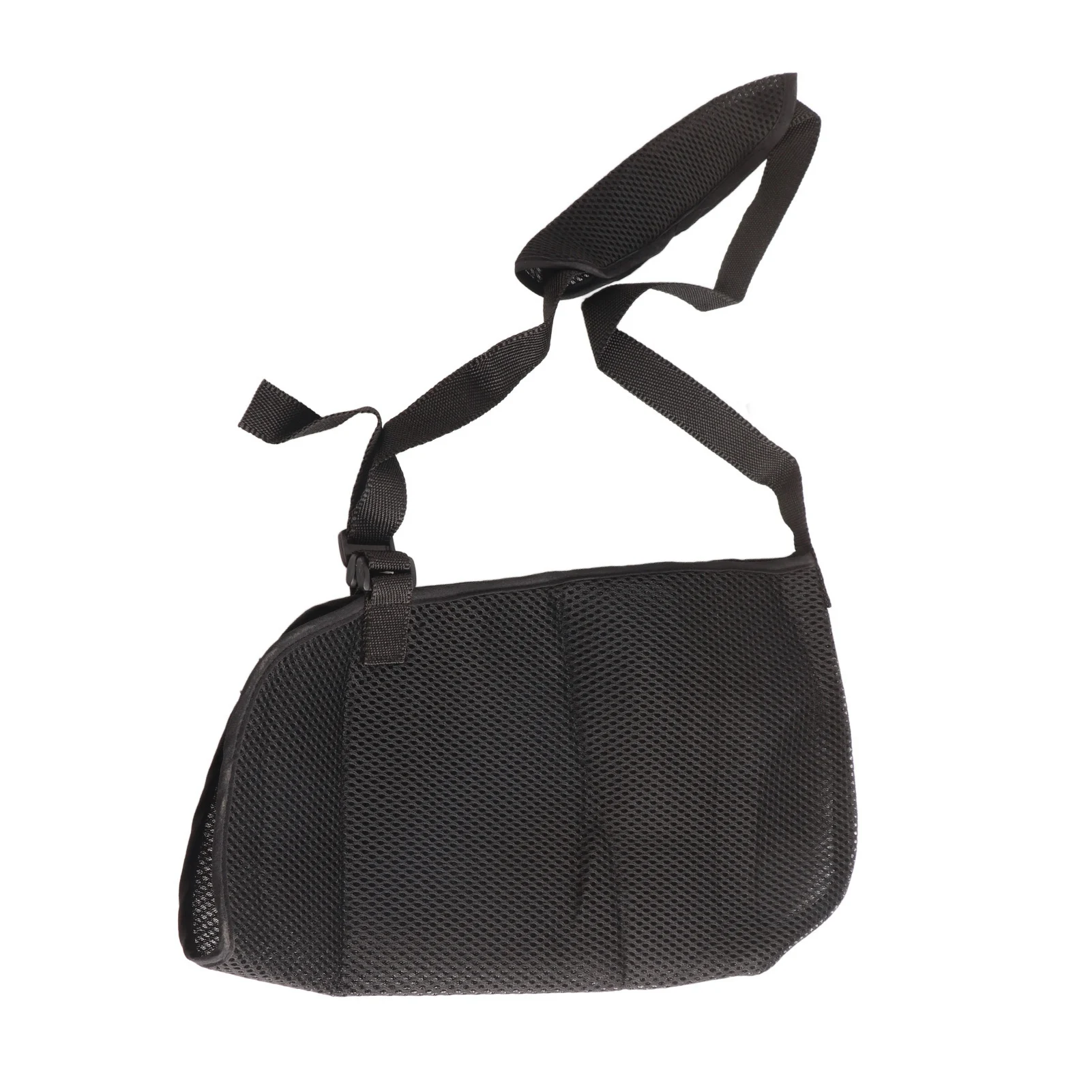 Arm Brace Arm Sling Adult Shoulder Arm Sling Universal Arm Sling Adjustable Shoulder Strap for Adults Unisex Black Arm Sling 3