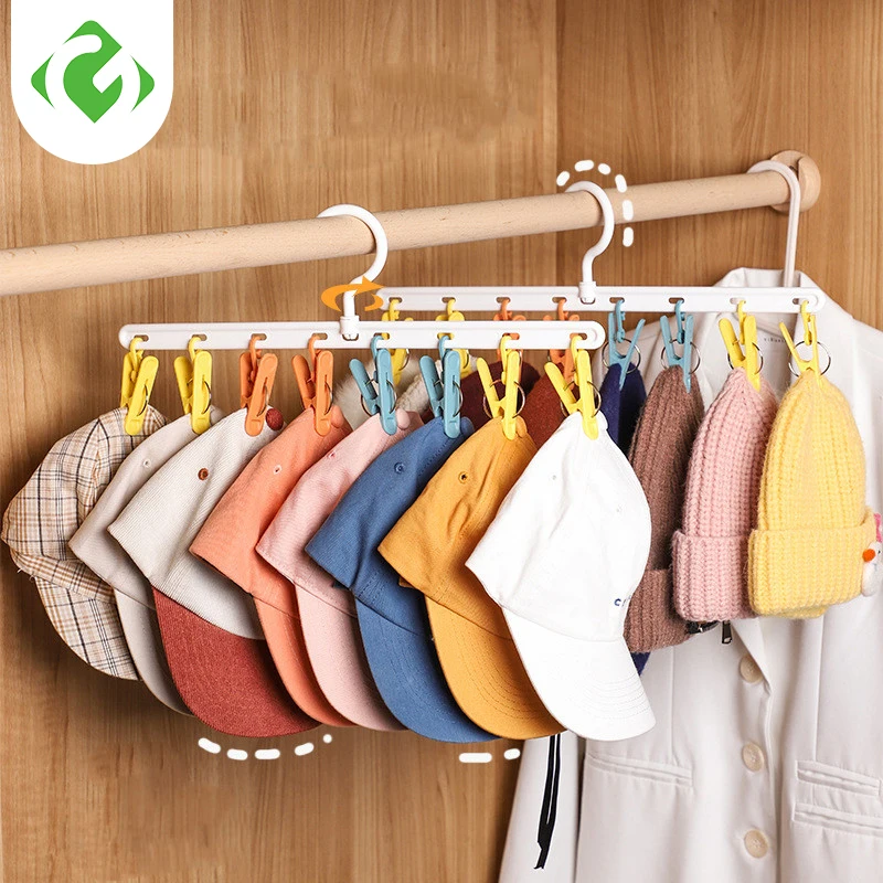 1PCS Hat Storage Artifact Hanging Hat Clip Multi-Functional Finishing Storage  Hook Storage Rack Wardrobe Putting Hat Clip GY - AliExpress