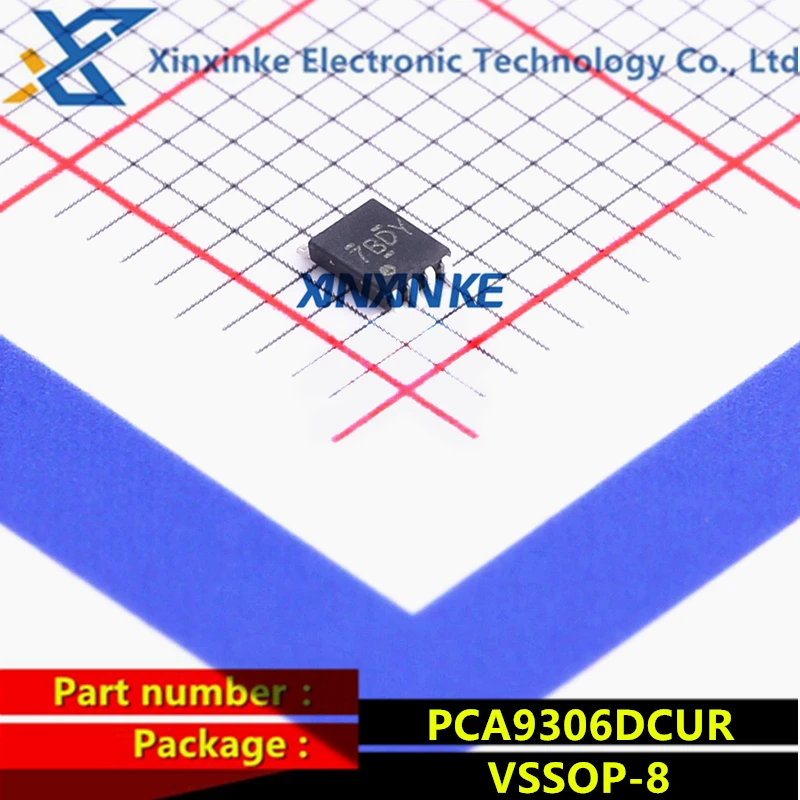 

PCA9306DCUR VSSOP-8 7BD* 7BDY Translation Voltage Levels Dual BiDir I2C-Bus & SMBus Vltg Lvl-Trans Logic ICs Brand New Original