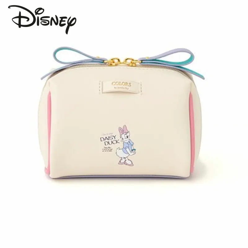 Disney Donald Duck Dai Silk Original 2023 New Women's Makeup Bag Luxury Brand Makeup Bags High -quality Cartoon Fashion Backpack