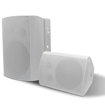 Herdio 2PCS 6.5'' 400W Outdoor Passive Speakers Wired Waterproof With Powerful Bass Wall Mount Speakers For Indoor Patio Covered 1