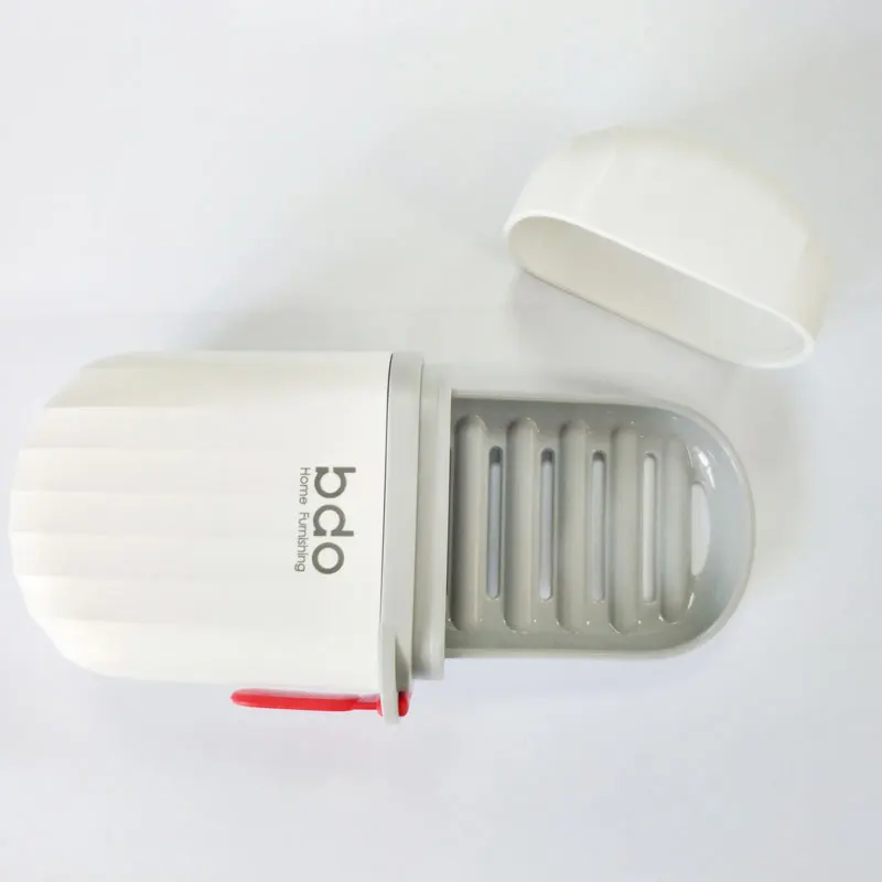 Portasapone portatile da viaggio in silicone a prova di perdite, con