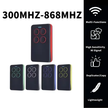 Telecomando Multifrequenza 300MHz-868MHz per Serrande Avvolgibili, Porte da Garage e Veicoli Elettrici