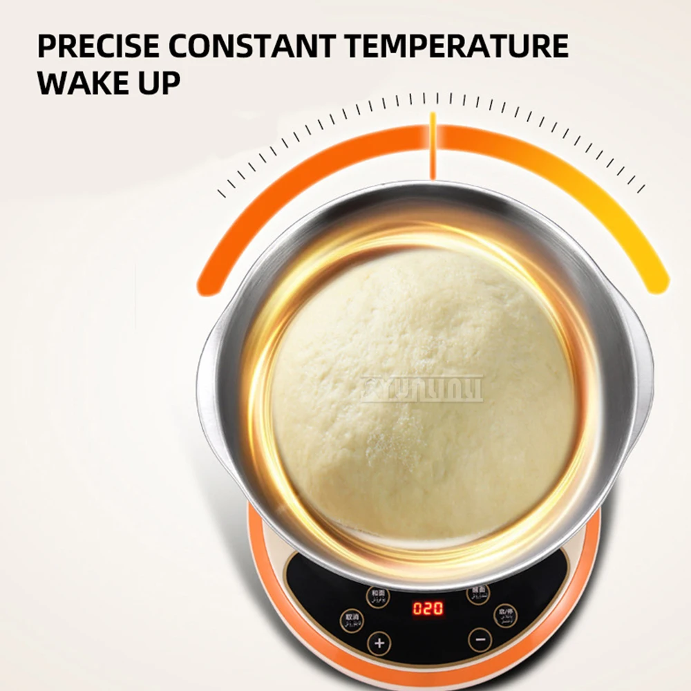 5L Electric Dough Mixer Multifunctional Electric Stainless Steel Food Mixer Automatic Flour Fermenting 3