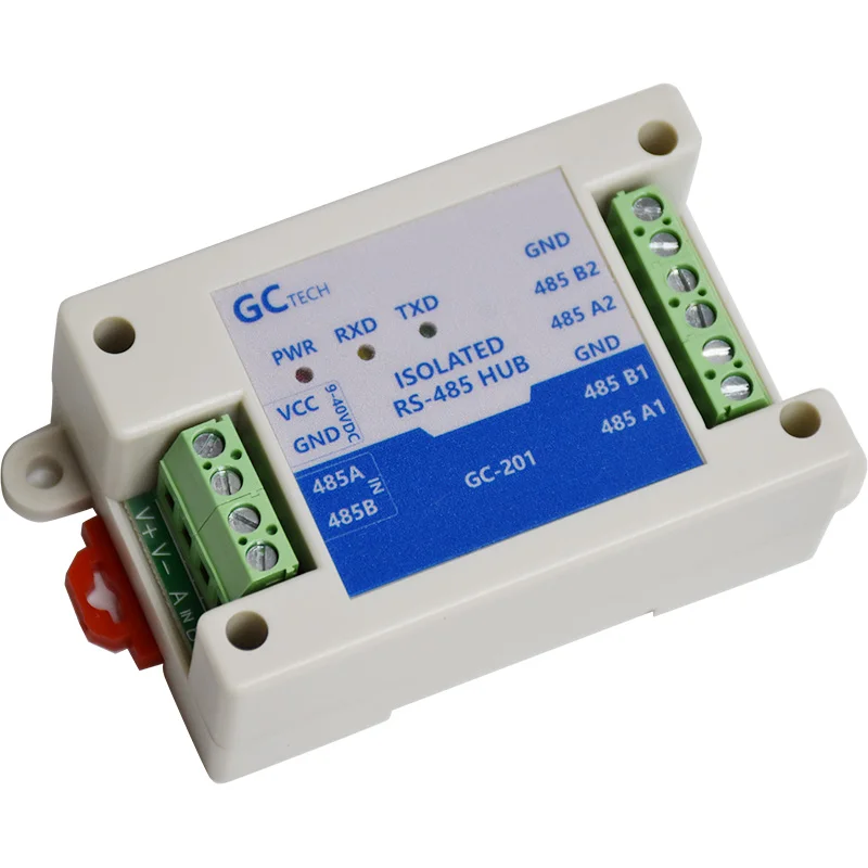

485 Repeater 1 into 2 4 8 Port Hubs RS485 Photoelectric Isolation Signal Amplification Extender Lightning Protection