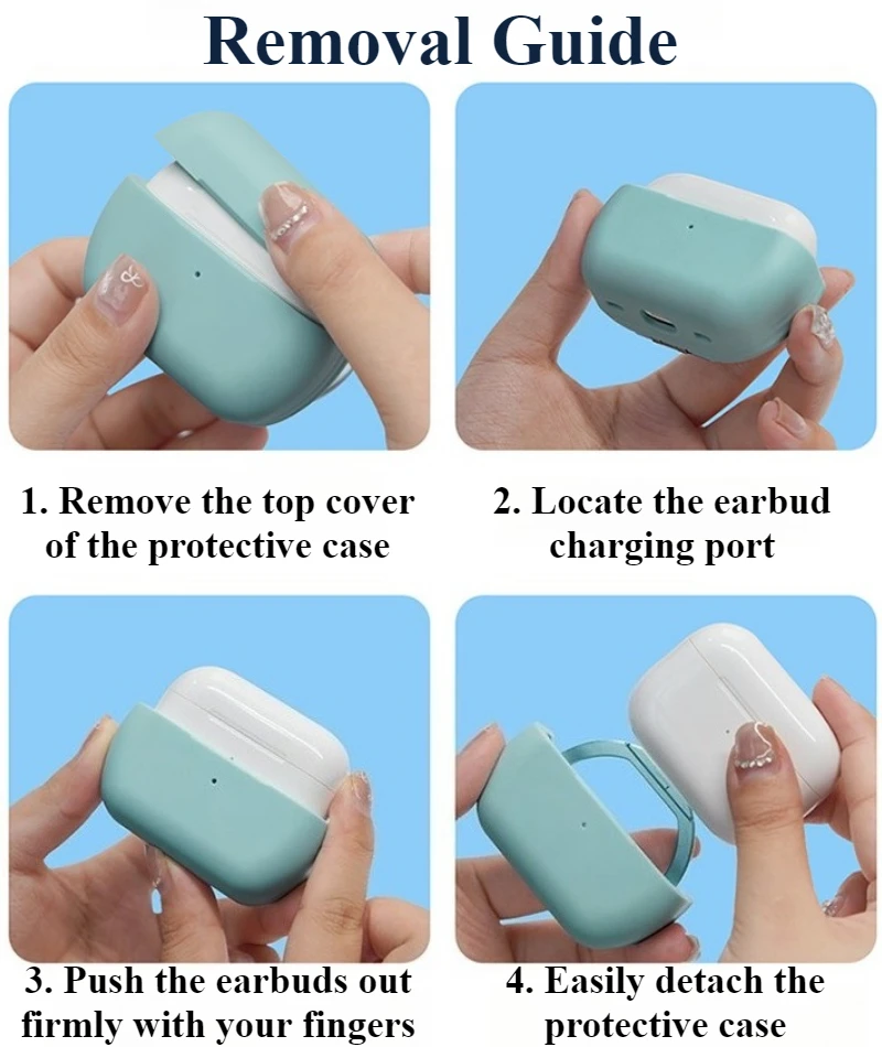 Eary for Airpods Pro 2/1 Gen Case Cover Magnetic Earphone Protective Case for Wireless Charging Shockproof Silicone Bumper&Stand