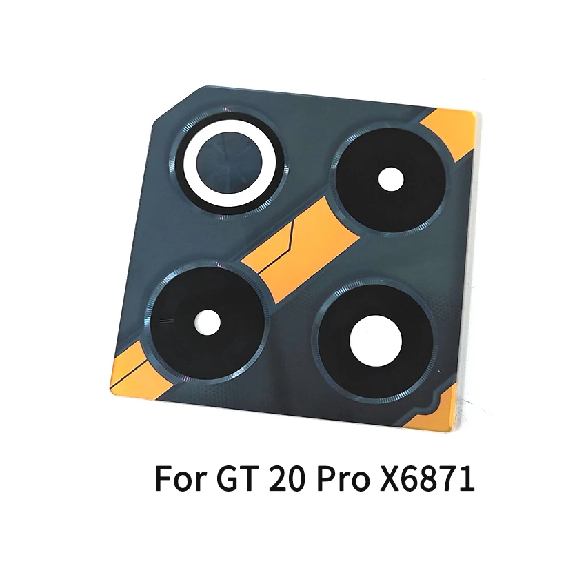 Infinix GT 20 Pro X6871 후면 카메라 렌즈 유리 커버(접착 스티커 수리 부품 포함)