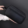 Double-Layer Toiletry Bag for Men PU Leather Travel Wash Organizer Dopp Kit Water-resistant Shaving Cosmetic Bag Strorage 2