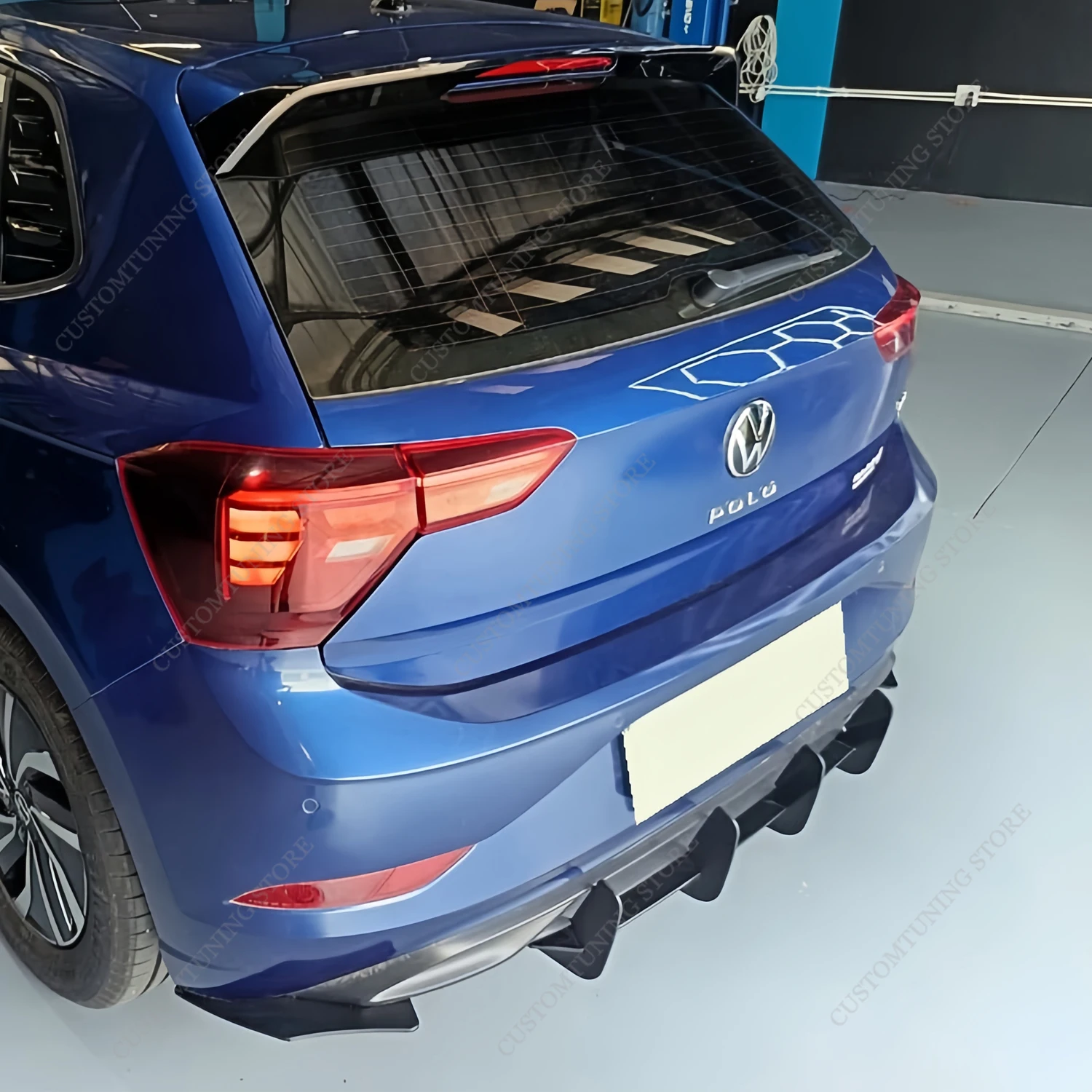 Pour VW Polo AW TSI Life 2022-2025 Facelift ailerons diffuseur