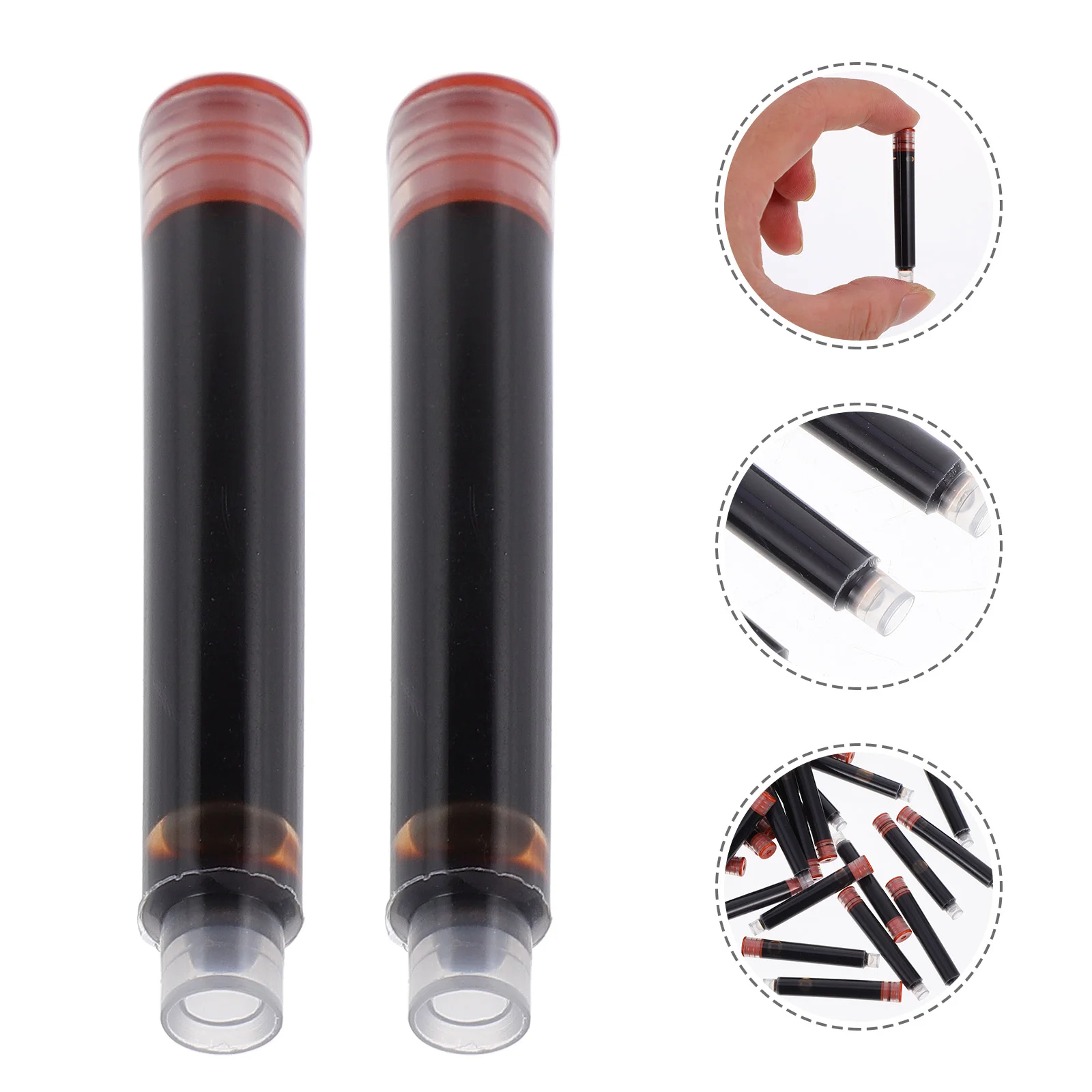 

50pcs International Size Fountain Pen Ink Wipeable Fountain Pen Refills Calligraphy Pen Refills Fine Writing Fountain Pen Ink