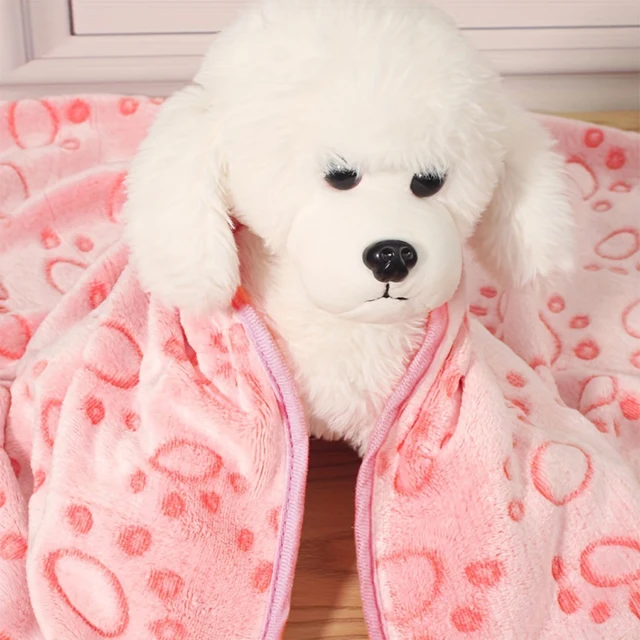 3 Sizes Super Soft Fluffy Premium Fleece Pet Blanket  Pet Mat Warm Comfortable Blanket for Cat Dogs Cat Pet Supplies Easy Clean 4