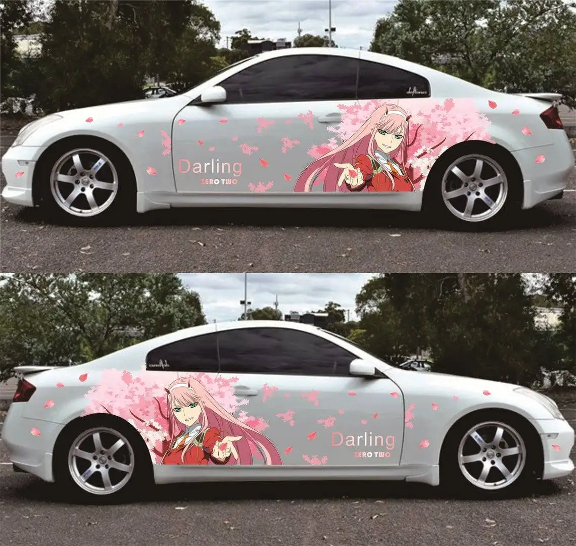 Zero Two Lollipop2 Darling in the Franxx Weatherproof Anime Sticker 6 Car  Decal