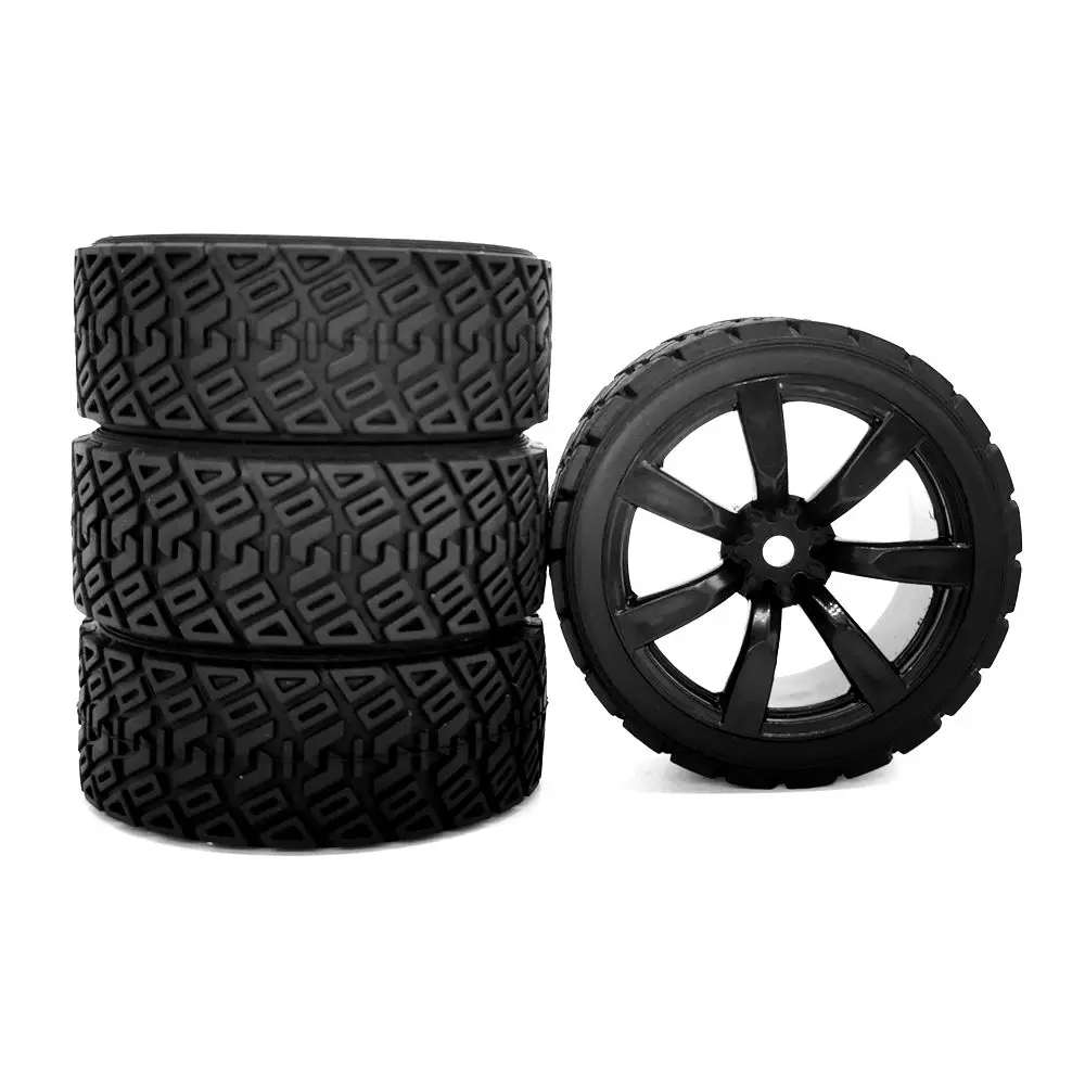 4 Uds 1/10 RC Rally Car neumáticos de goma todoter... - Grandado