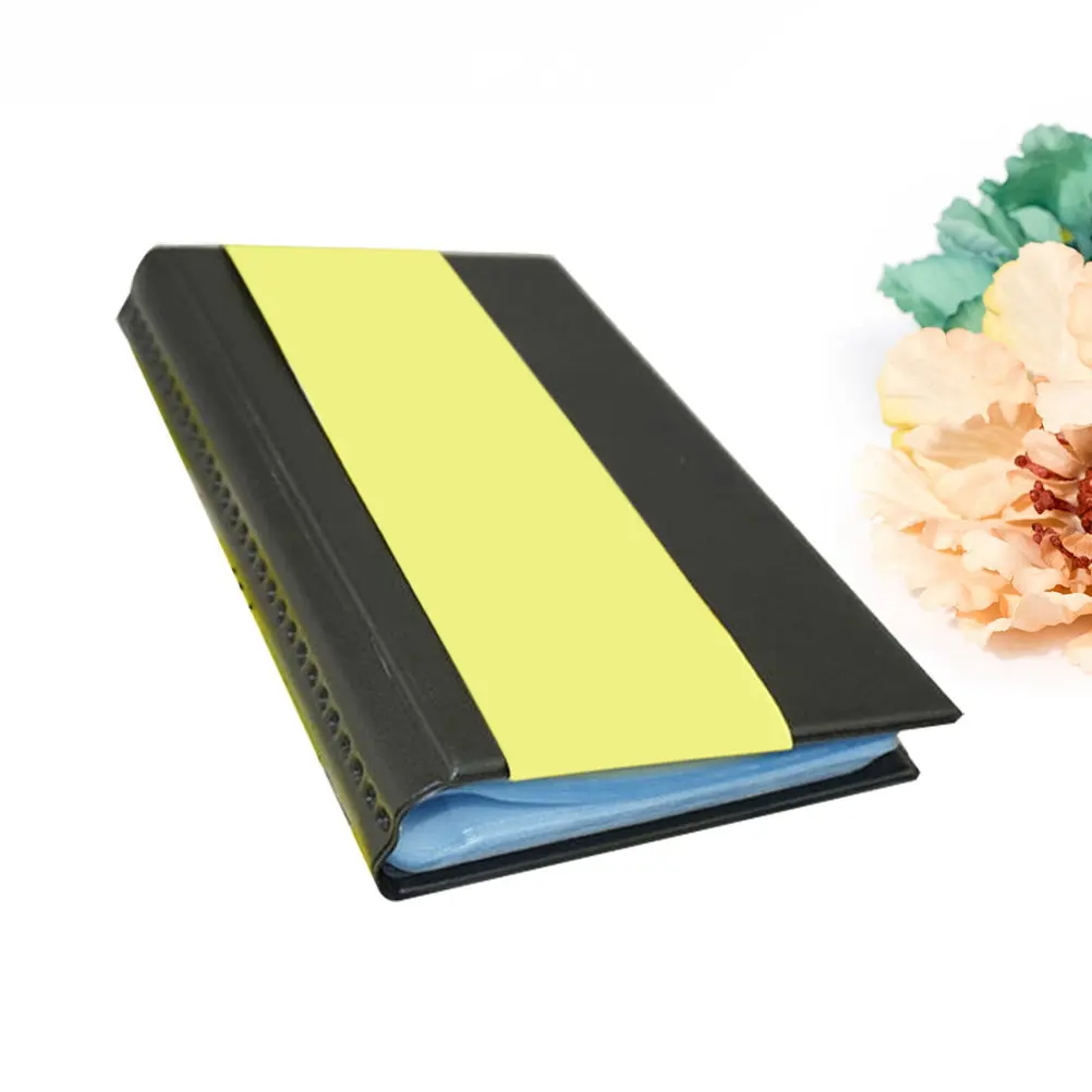 비즈니스 앨범 120 카드 PVC 홀더 얇고 가벼운 스크래치 방지 방수 카드 정리함 비즈니스용 안전한 신용 카드 케이스