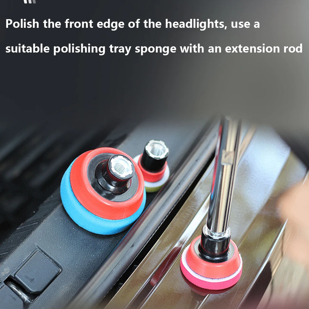 1/2/3 Inch Plate Backing Pad Sanding Polishing Pad Holder Atapter For Car Wash Care Sponge Backer Disc M14 5/8-11 Thread car polishing pad car polish pad backing plate for polisher