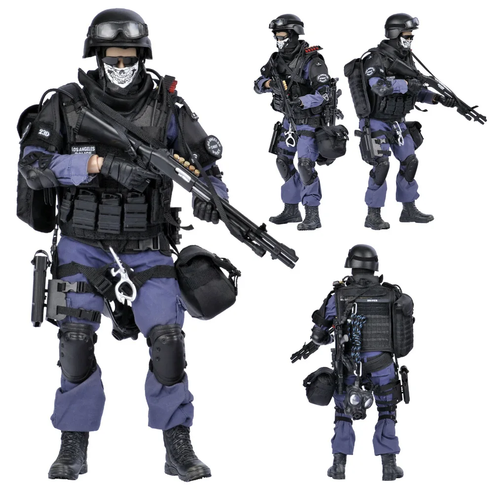 

NEW 1/6 Scale Military Solider Figure Toys Set Collectable US Swat Team Model DIY Clothes Doll Action Figure Gun Toy for Boys
