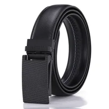 

New Luxury Designer Men's Leather Belt Business Jeans Belt Classic Alloy Automatic Buckle Casual Men's Belt