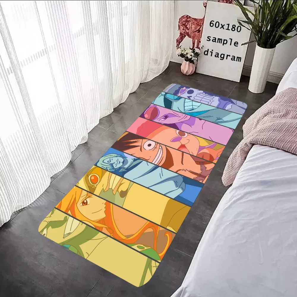 One P-Piece Cartoon Floor Mat Graphic Printed Flannel Doormats for Bathroom Kitchen Entrance Carpet Home Decor 4