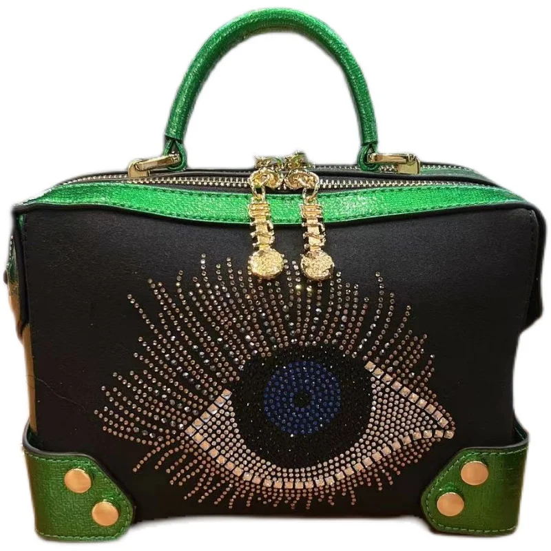 Ita Bag Real Leather Big Eye Vrouwen Luxe Tassen Shining Handtassen Top Handvat Draagtas Merk Designer Bolso Mujer