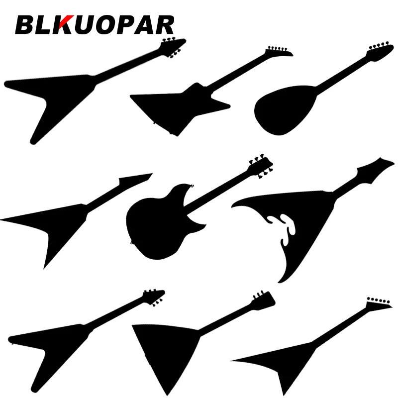 Blkuopar Per Balalaika Silhouette Adesivi Per Auto Decalcomanie Alla Moda Personalità Accessori Per Auto Campervan Snowboard Impermeabile