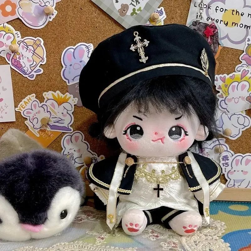

20cm Plush Cotton Anime Costume Dress Up Doll's Clothes Outfit Accessories for Idol Dolls Fashion Suit Doll Kids Gift