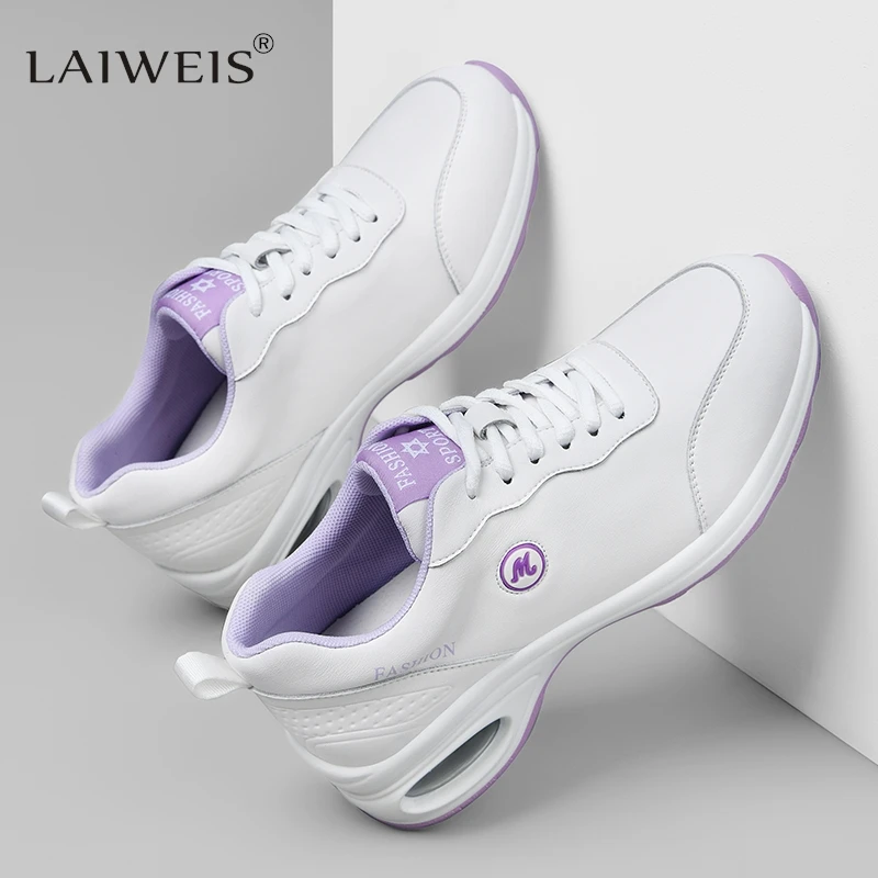 

Women Running Shoes Breathable Casual Leather Outdoor Light Weight Sports Shoes Walking Sneakers Vulcanized Shoes Female Fashion